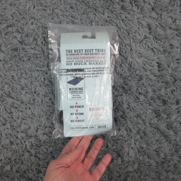 Duluth Trading Buck Naked Boxer Briefs Mens 2XL Blue Performance Underwear NWT - Picture 4 of 6